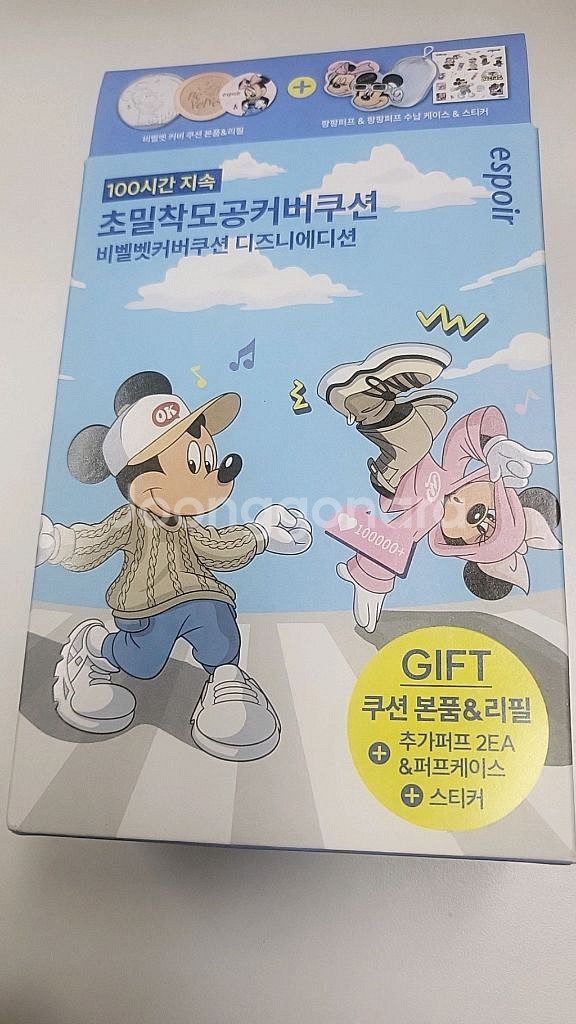 에스쁘아 디즈니 에디션 비벨벳 쿠션--0