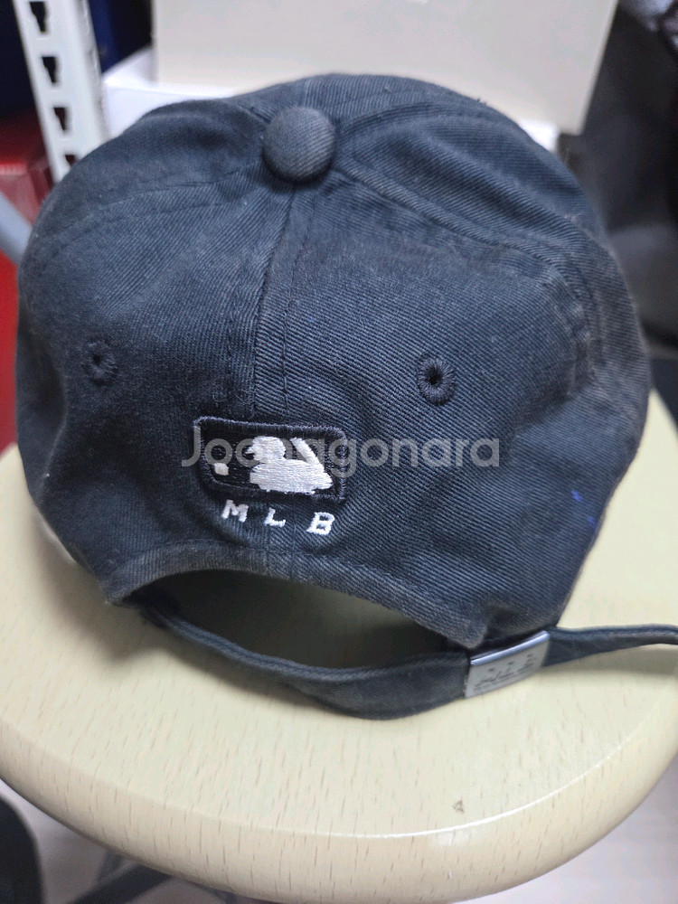 MLB 정품 블랙 모자 프리사이즈--2