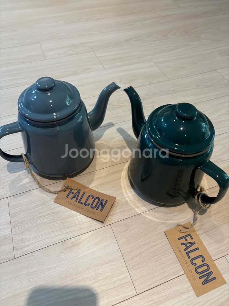팔콘(Falcon) 법랑 티포트 1L 새상품 판매해요--0