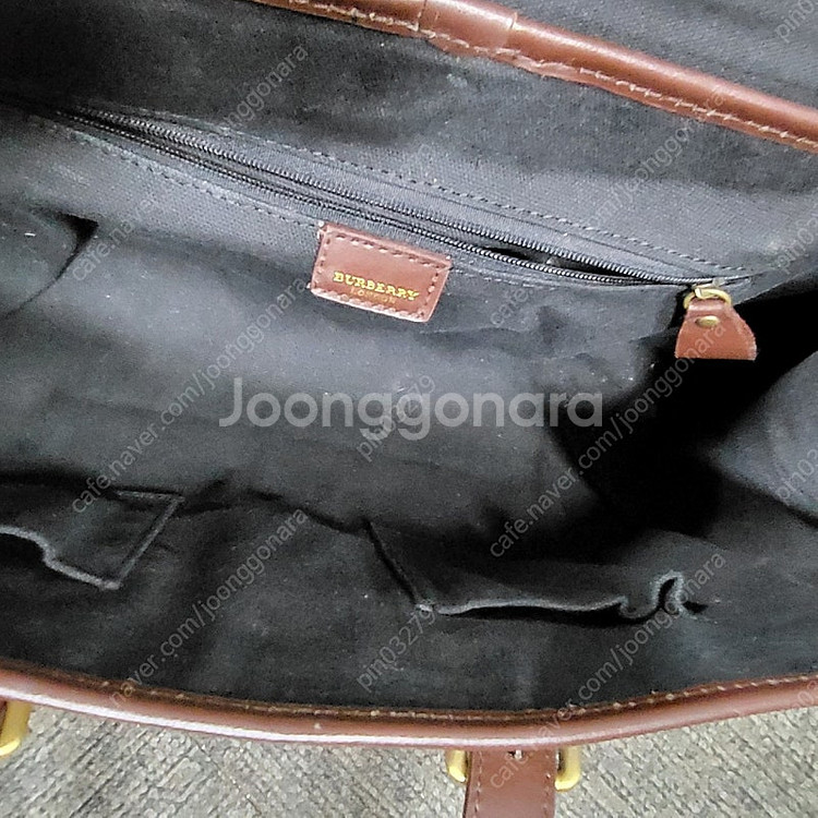 버버리 헤이마켓 노바체크 숄더백--8