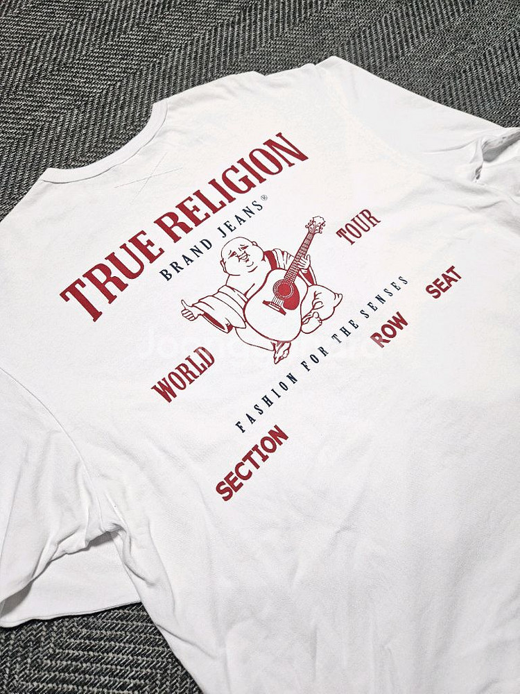 True Religion 월드투어 반팔티/M--0