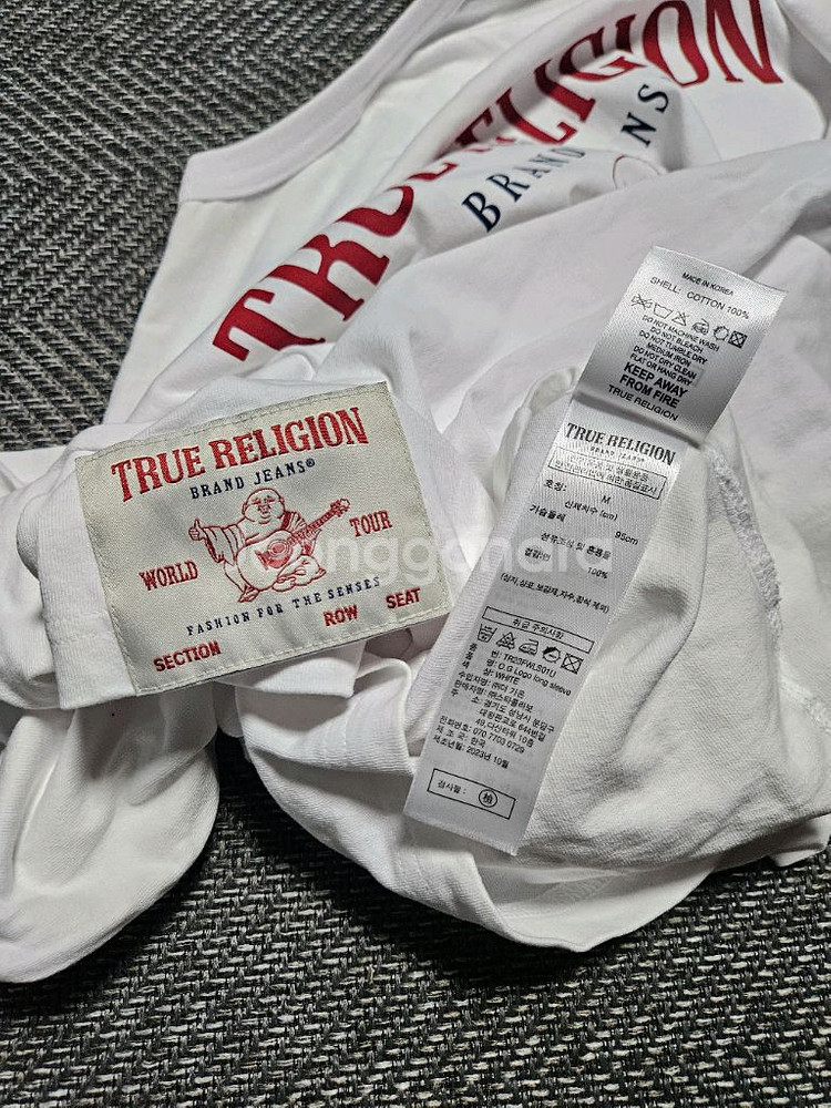 True Religion 월드투어 반팔티/M--6