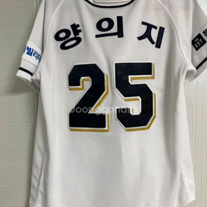 두산베어스 휠라 어센틱 스페셜 유니폼 양의지마킹