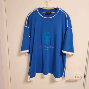 송지오옴므 블루 티셔츠 반팔