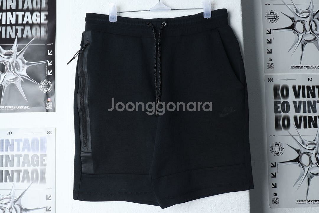 (M) 나이키 반바지 팬츠 테크팩 블랙 밴딩--1