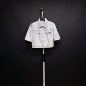 잇미샤 연청 데님 크릅 숏 자켓 66