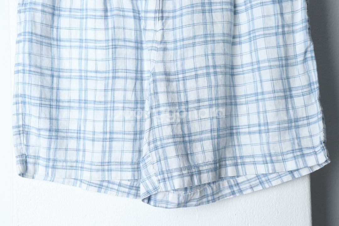 W(L) 폴로 랄프로렌 반바지 팬츠 체크 린넨 마--3