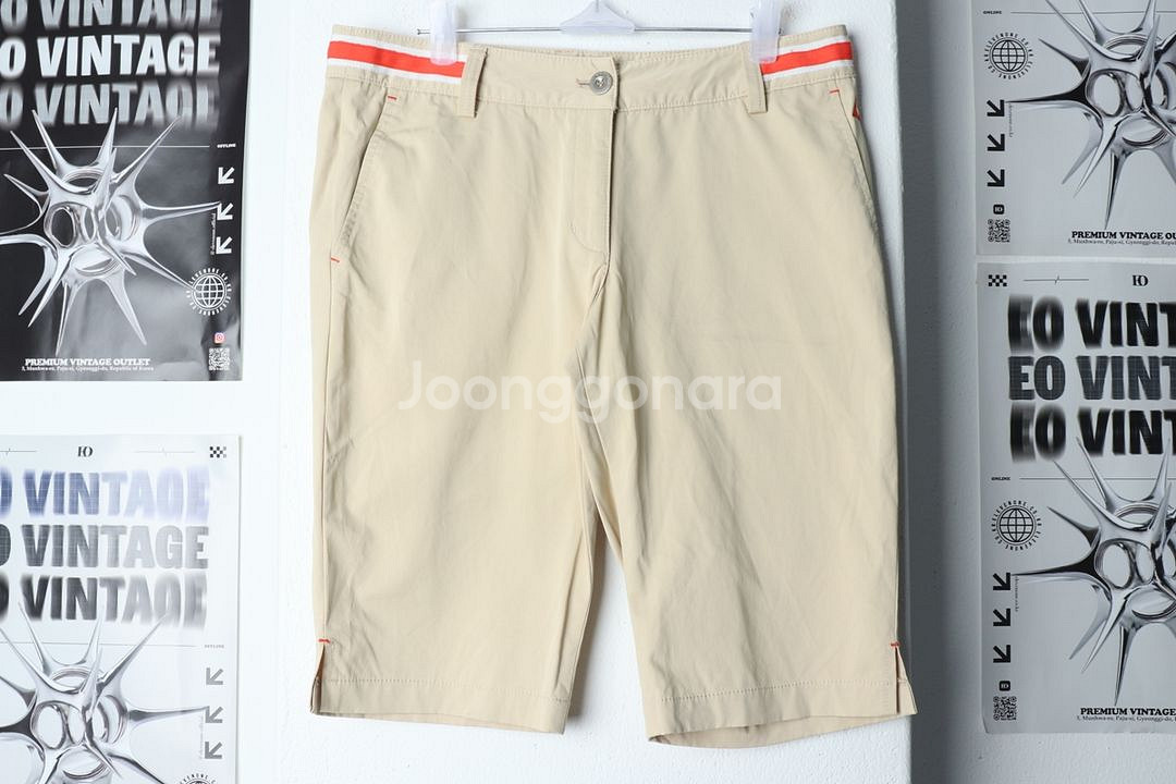 W(L) 르꼬끄 반바지 팬츠 기능성 면 부--1