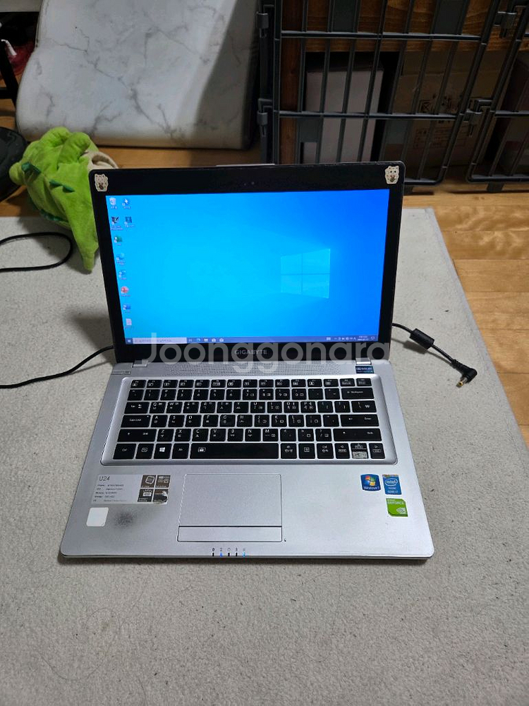 기가바이트 U24 노트북 i7-4500u 램8 SSD1--0