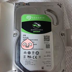 Seagate 바라쿠다 2TB 하드