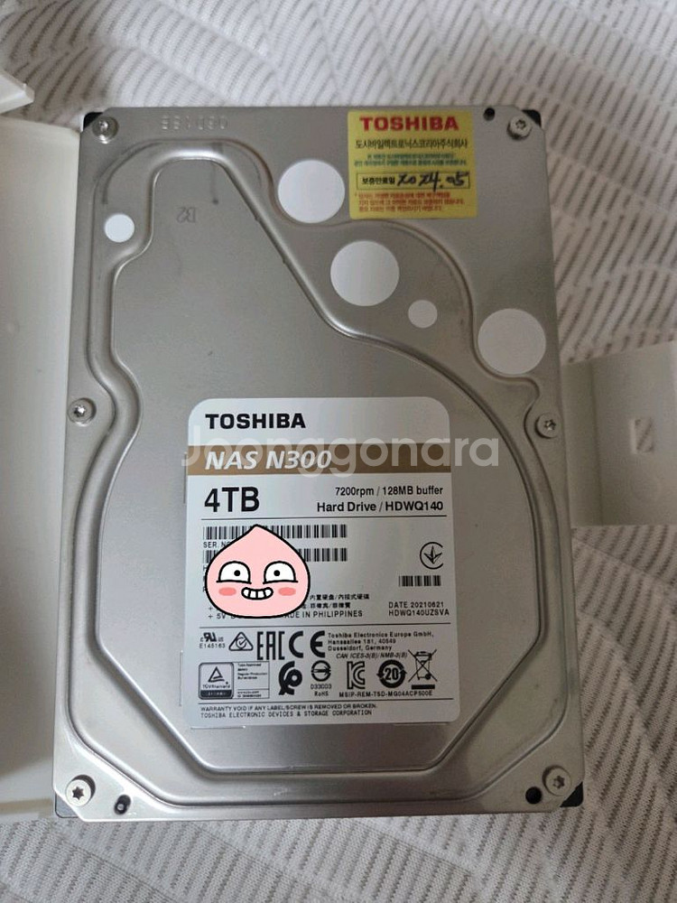 도시바 NAS 4TB HDD 하드--0