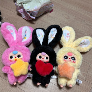 베이비쓰리 정품 인형 키링 미사용