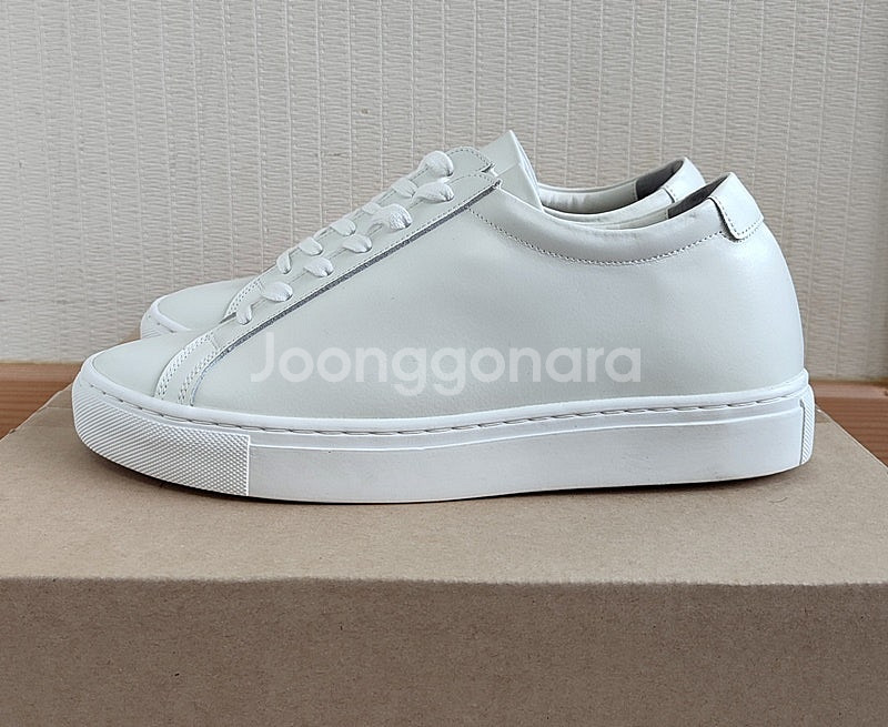 [새상품]식스핏255 1IN WHITE HI 소가죽운동--0