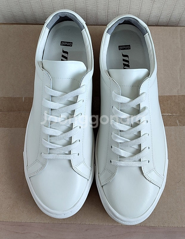 [새상품]식스핏255 1IN WHITE HI 소가죽운동--2