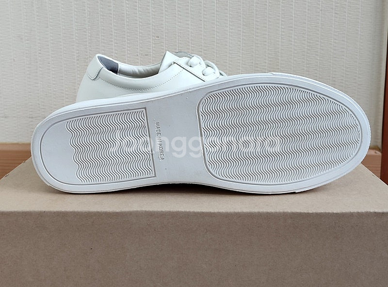 [새상품]식스핏255 1IN WHITE HI 소가죽운동--4