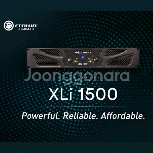 크라운 xli1500 xli-1500 파워앰프 판매--0
