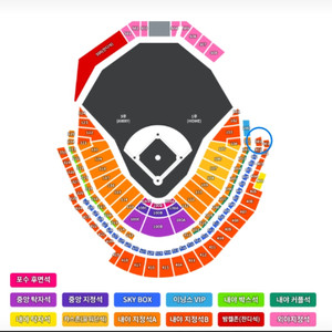 한화 이글스 7월 25일 1루 내야 A