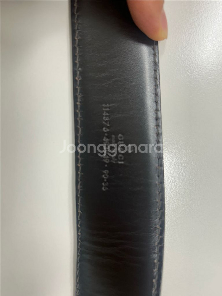 구찌 남성 벨트--1