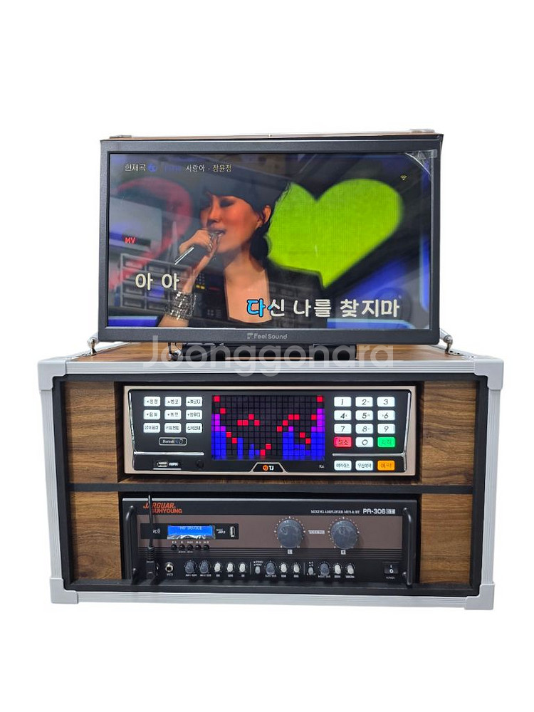 (새상품)소닉스 LCD이동식 기계(무선마이크 포함)--0