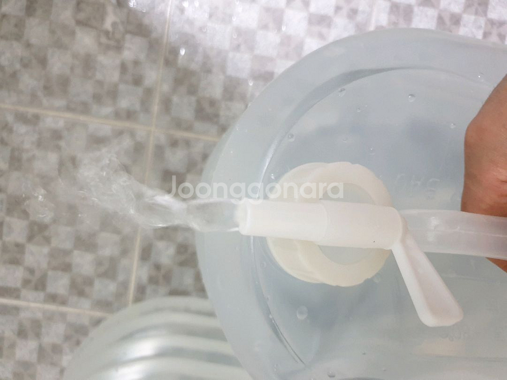 자바라 7단 접이식 물통 10L 캠핑,등산,야외 생수통--7
