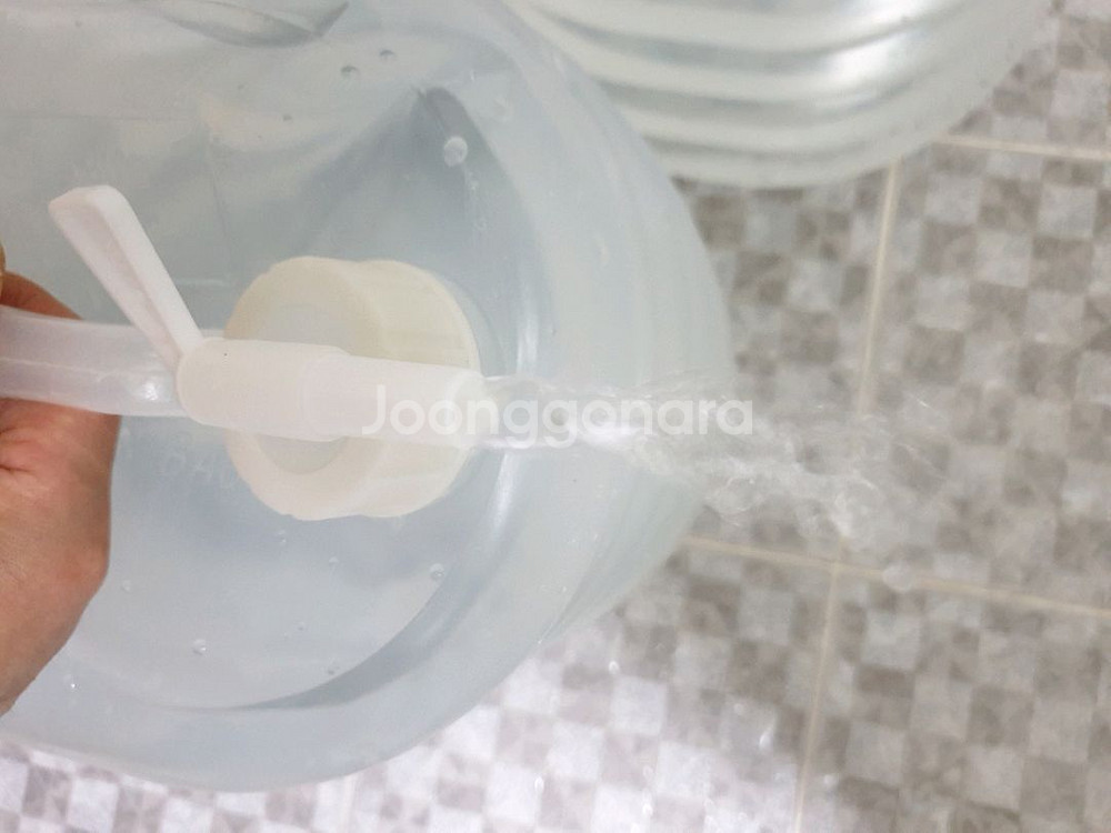 자바라 7단 접이식 물통 10L 캠핑,등산,야외 생수통--6