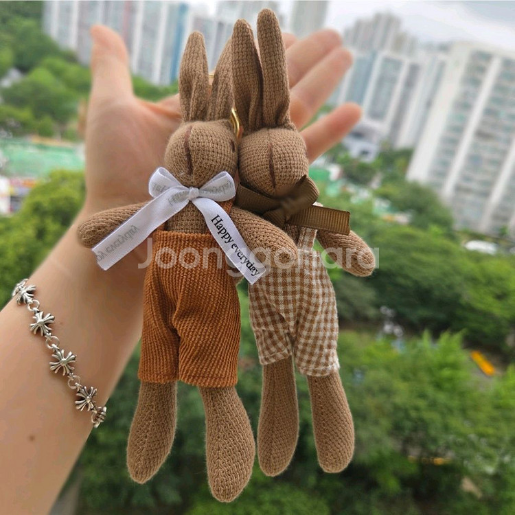 토끼인형키링 가방키링 열쇠고리--2