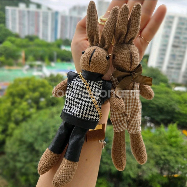 토끼인형키링 가방키링 열쇠고리--4