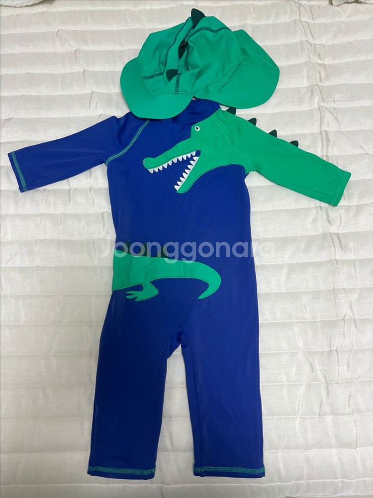 보덴 공룡 래쉬가드 (모자 세트)--0