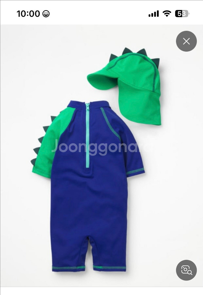 보덴 공룡 래쉬가드 (모자 세트)--8