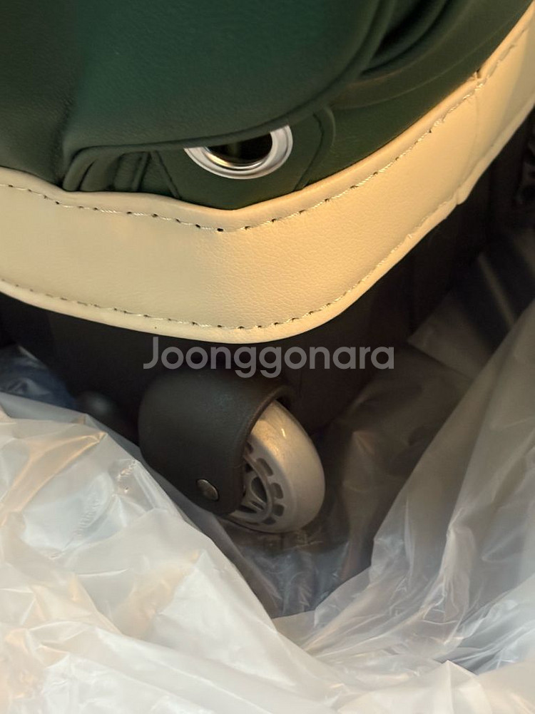 말본 휠백 골프백 캐디백 트롤리백 그린 새상품--8