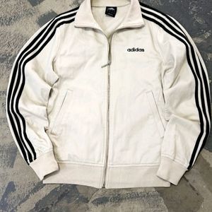 아디다스 크림 블랙 트랙탑 져지집업 90/S