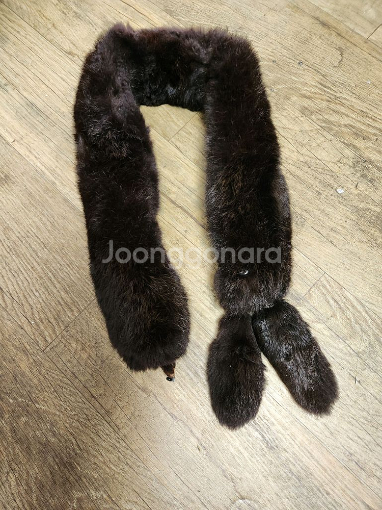 빈티지 족제비 목도리--0