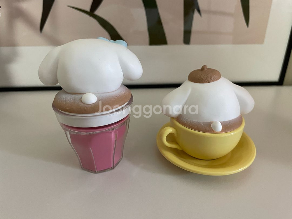 산리오 라떼아트 케이스 마이멜로디 폼폼푸린 2종 일괄--1