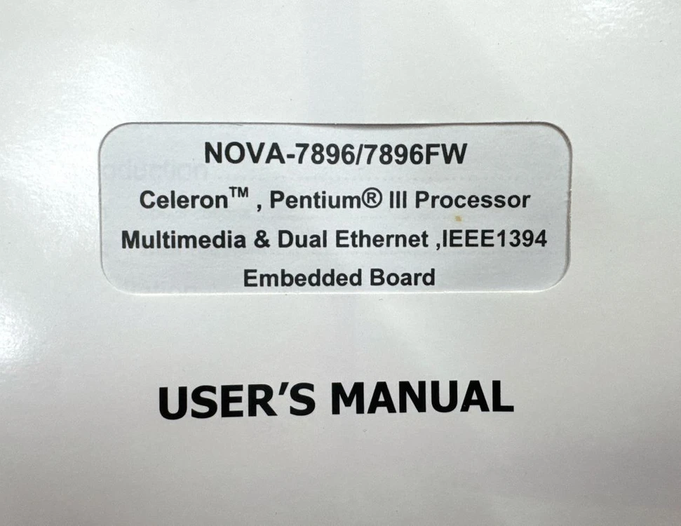 IEI NOVA-7896 CPU 산업용 마더보드 이미지