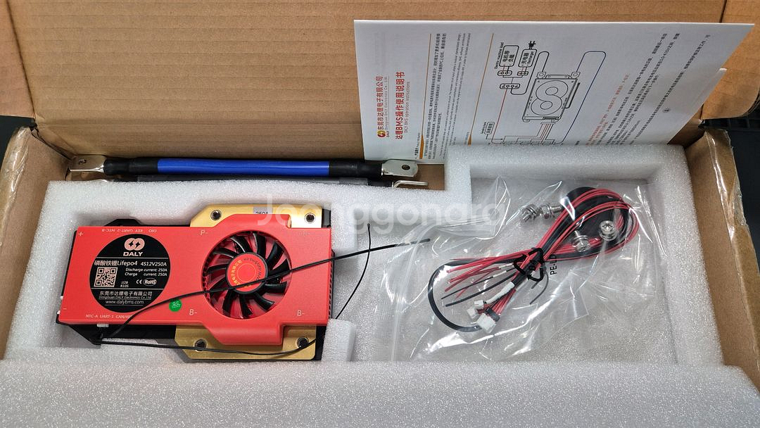 새상품 Daly 스마트 BMS 4S 12V 250A 인--1