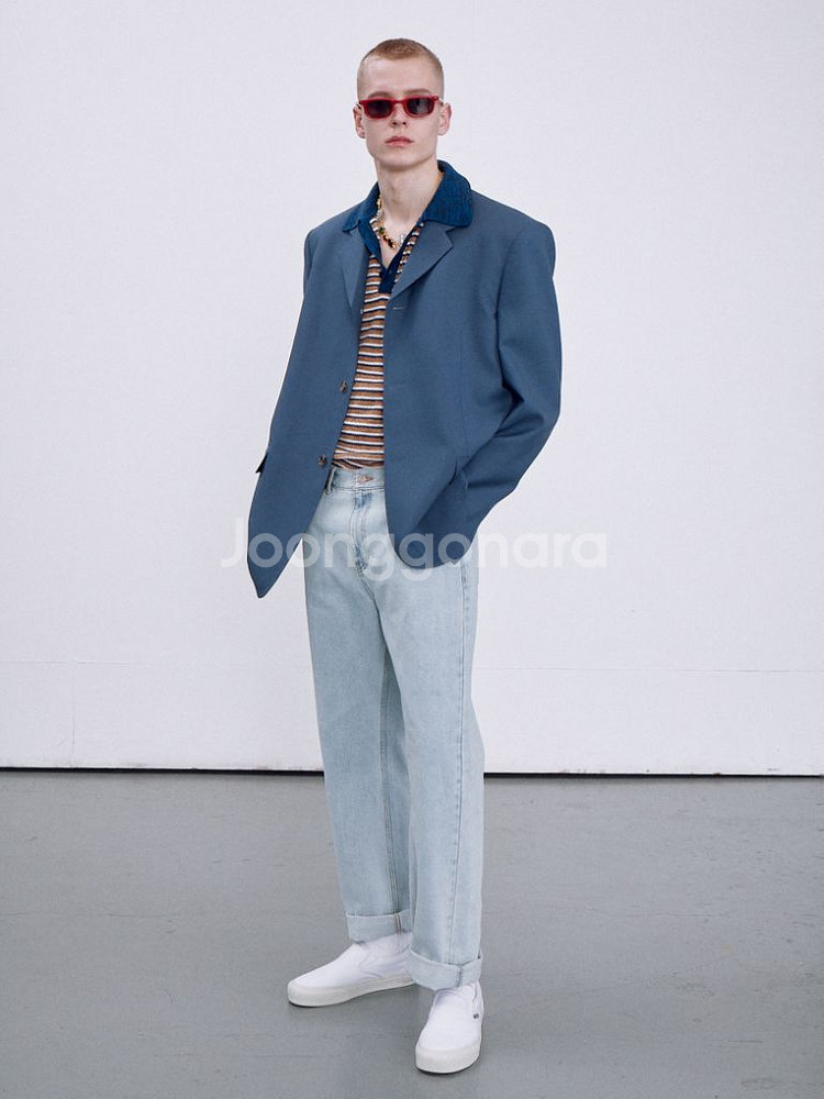 렉토 24ss PADOVA 셋업 스모크블루 M,M--2