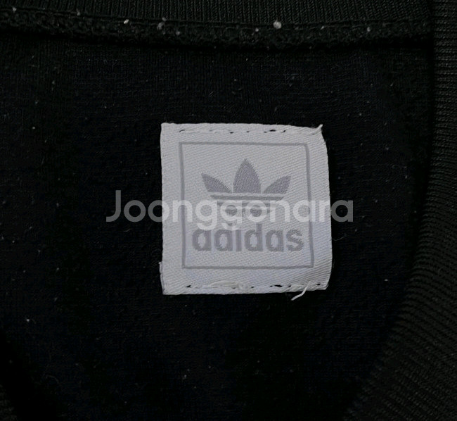 아디다스 블랙 검흰 트랙탑 져지집업 100/L--3
