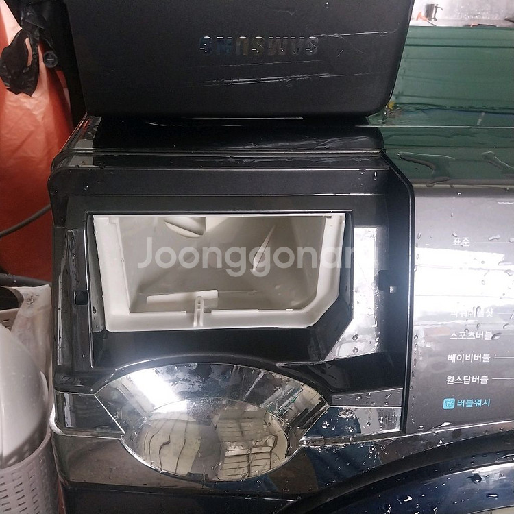 삼성 17키로 세탁기 건조가능 상태좋음--5