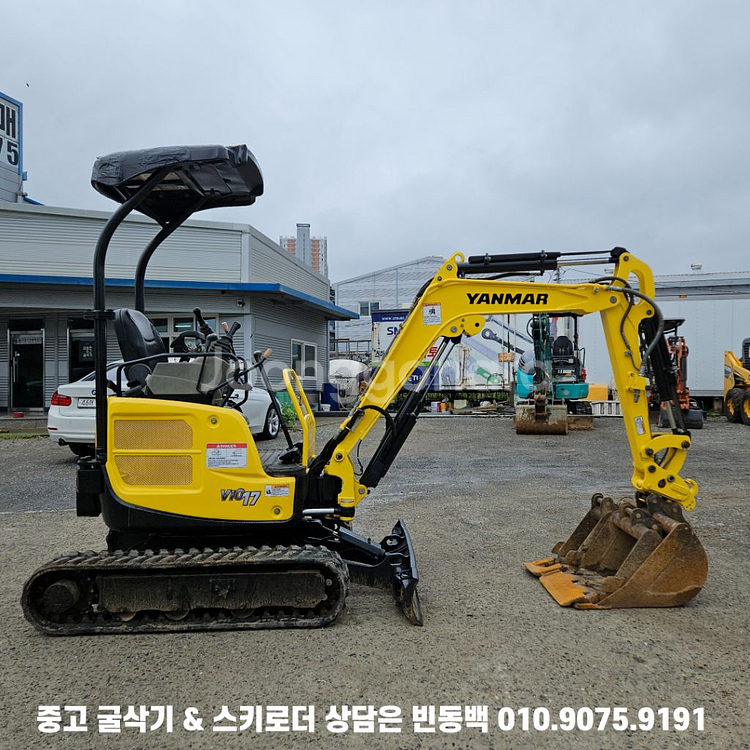 얀마 VIO17 17년식 5494시간 중고미니굴삭기매매--2