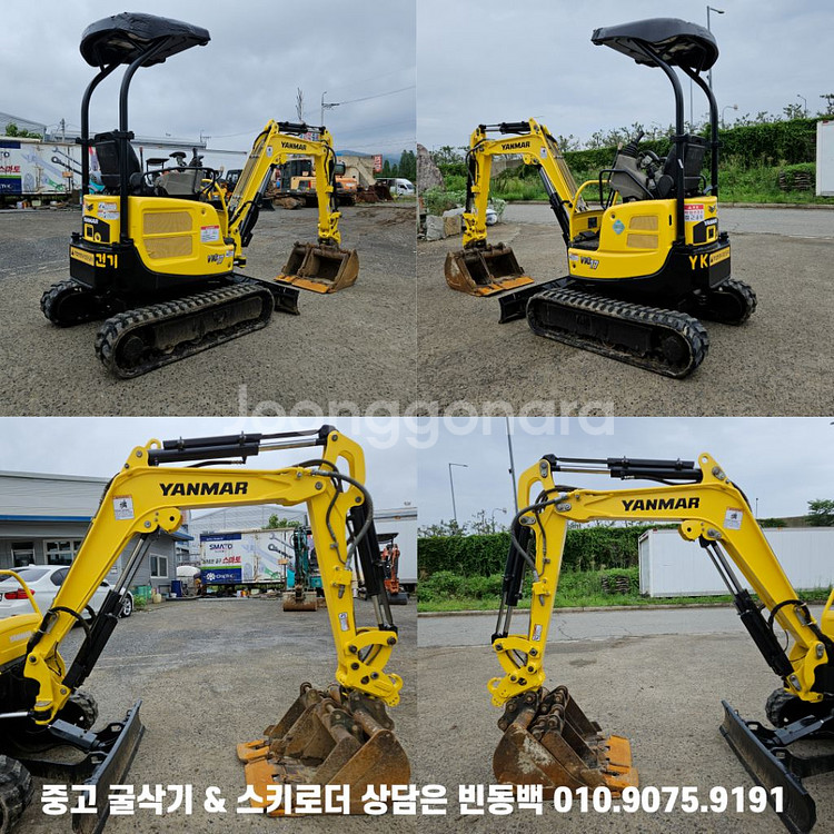 얀마 VIO17 17년식 5494시간 중고미니굴삭기매매--4