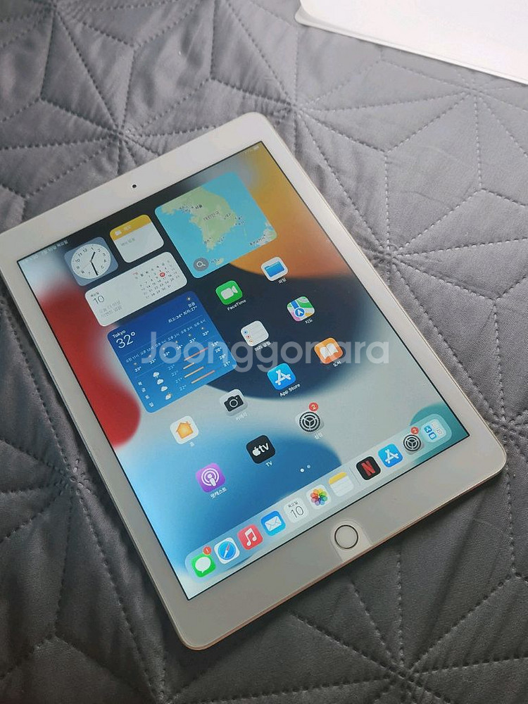 iPad Air2 Gold 64G A급 넷플머신--0