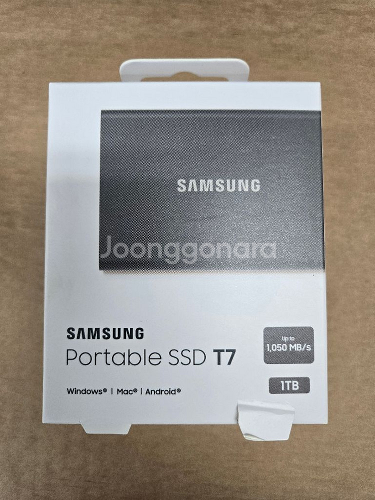 삼성 포터블 SSD외장 T7 _1TB--0
