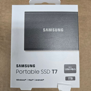 삼성 포터블 SSD외장 T7 _1TB