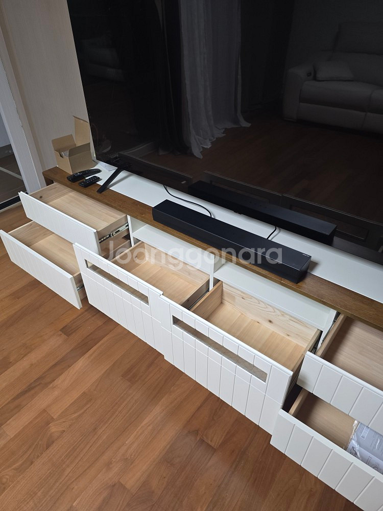 tv 에델거실장 완전 새거 가져가세요~!--4