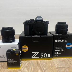 니콘 Z50ii + 단렌즈 2개 구성 (1834컷)