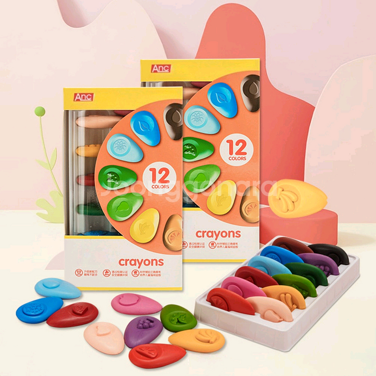 아이들 손에 묻지 않는 크레용 ANC 과일 크레파스--3