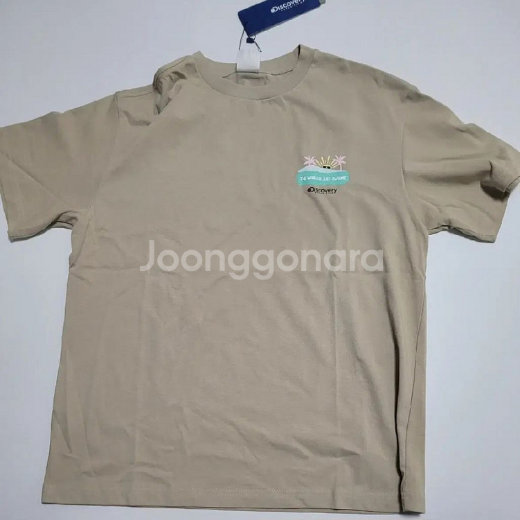 새상품)디스커버리 공용 오버핏 반팔티 95--0