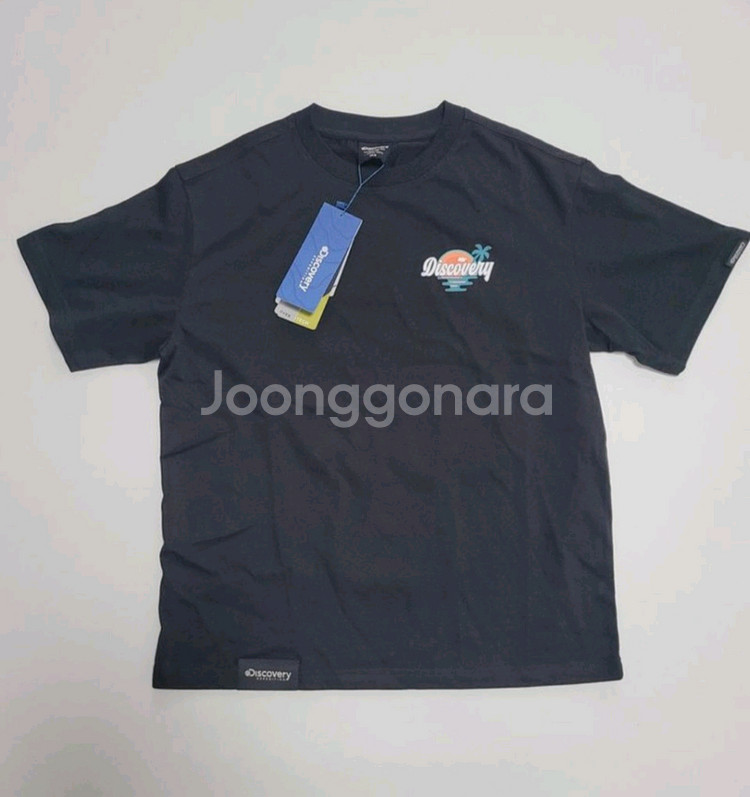 새상품)디스커버리 여성 오버핏 면반팔티 85 XS--0