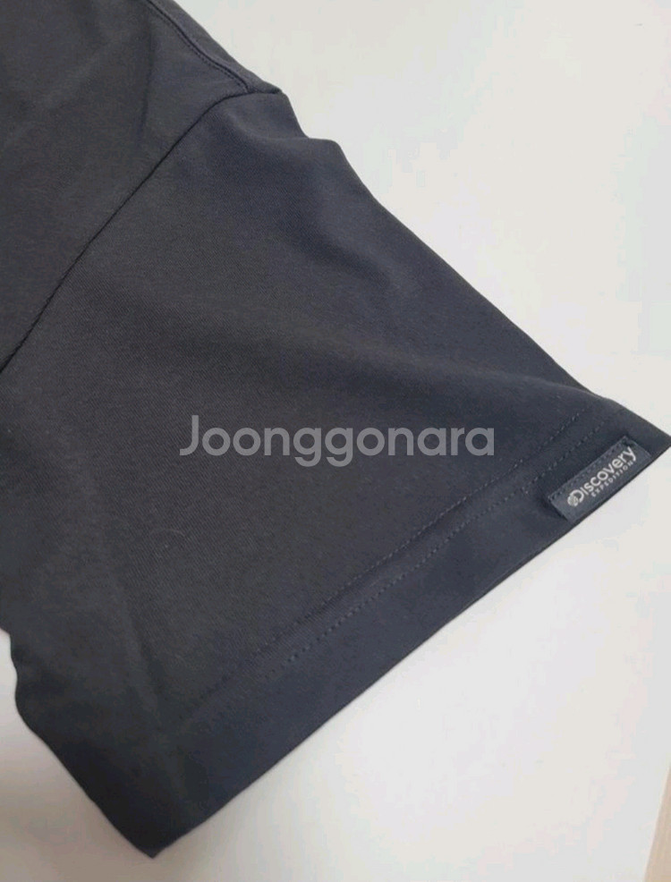 새상품)디스커버리 여성 오버핏 면반팔티 85 XS--2