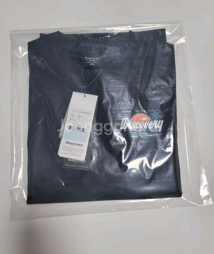 새상품)디스커버리 여성 오버핏 면반팔티 85 XS--9